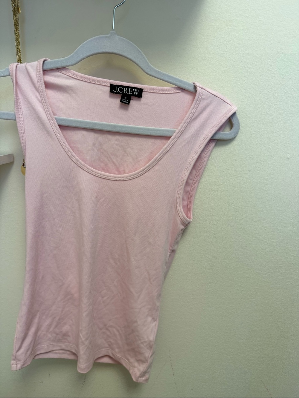 J. Crew Light Pink Scoop Neck Tank Top
